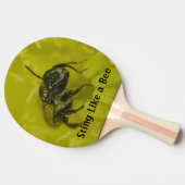 Stange wie eine Biene - Funny Paddel mit Text Tischtennis Schläger (Seitenansicht)