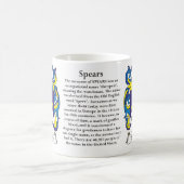 Stangen-Familien-Wappen Tasse (Mittel)