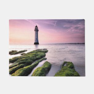 Stangen-Felsen-Leuchtturm Fußmatte
