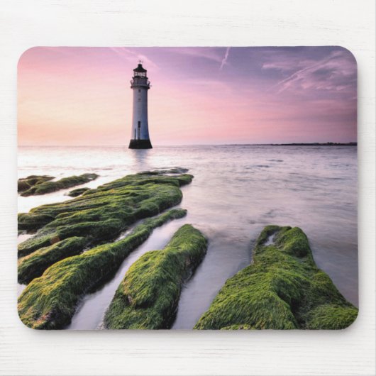 Stangen-Felsen-Leuchtturm Mousepad (Vorne)