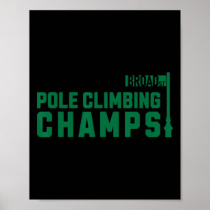 Stangen-Kletter-Champs Philadelphia Broad Street P Poster