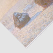 Stangen, Schneeeffekt, Morgen, von Claude Monet Seidenpapier (Ausschnitt)