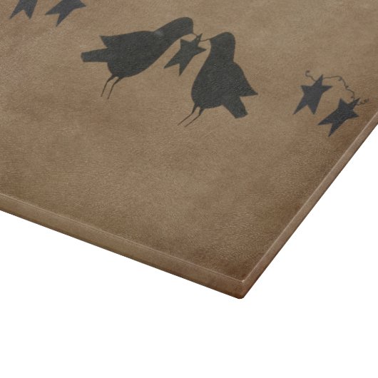 Stangen- und Stronengläser Schneidebrett (Ecke)