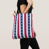 Stangen und vertikale Streifen Tasche (Von Nahem)