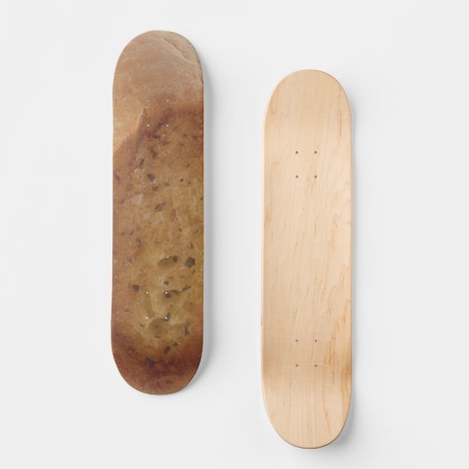 Stangenbrot-Brot Skateboard (Vorderseite)