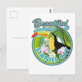 Staniel Cay Reiselogo Postkarte (Vorne/Hinten)
