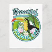 Staniel Cay Reiselogo Postkarte (Vorderseite)