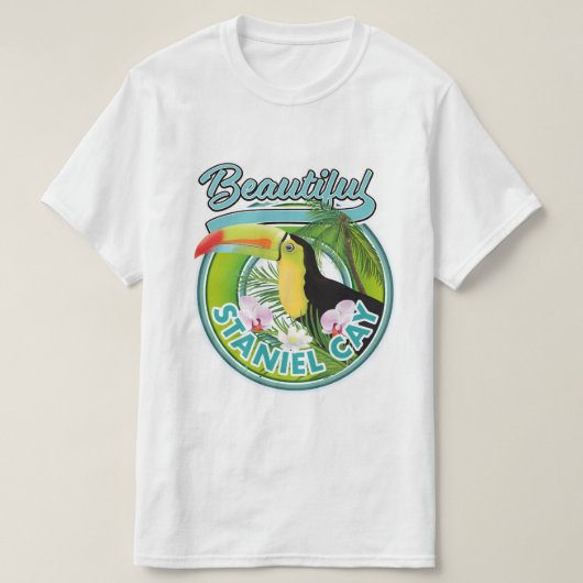 Staniel Cay Reiselogo T-Shirt (Design vorne)