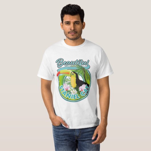 Staniel Cay Reiselogo T-Shirt (Vorne ganz)
