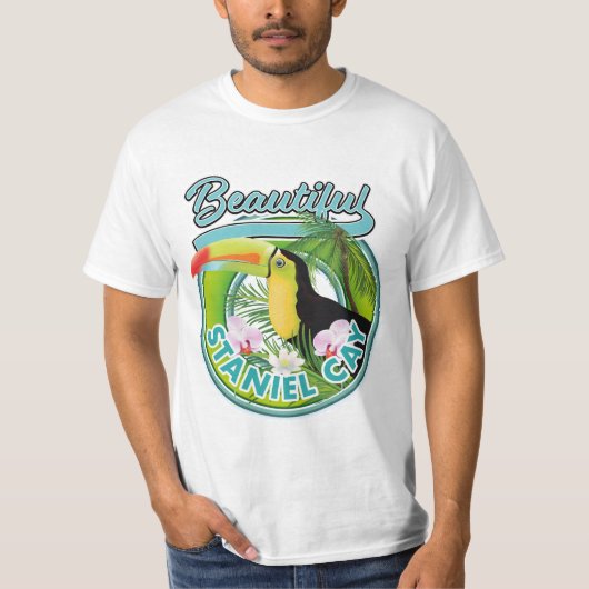 Staniel Cay Reiselogo T-Shirt (Vorderseite)