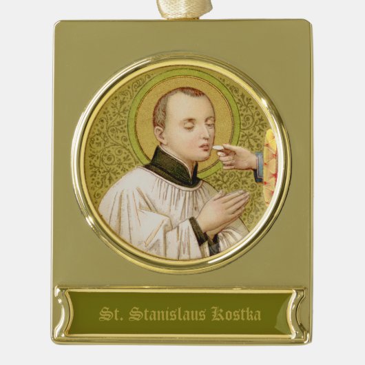 Stanislaus Kostka (SNV 25) Banner-Ornament Gold (Vorderseite)
