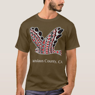 Stanislaus Landkreis Redwedk Hawk Native American T-Shirt