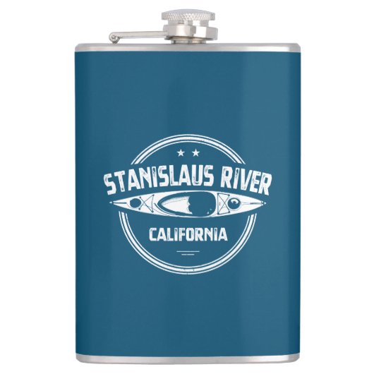 Stanislaus River California Kayaking Flachmann (Vorderseite)