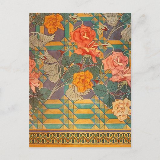 Stanisław Wyspiański ~ Rose Postkarte (Vorderseite)