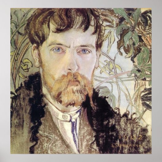 Stanislaw Wyspianski Selbstportrait, 1902 Poster (Vorne)