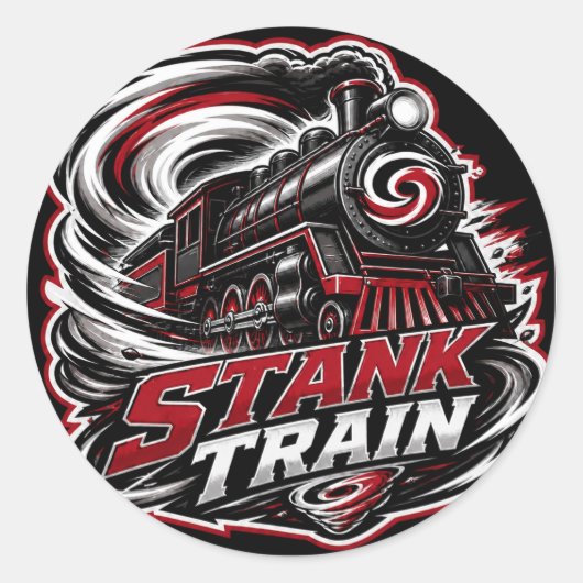 Stank Train Carolina Hockey Aufkleber (Vorderseite)