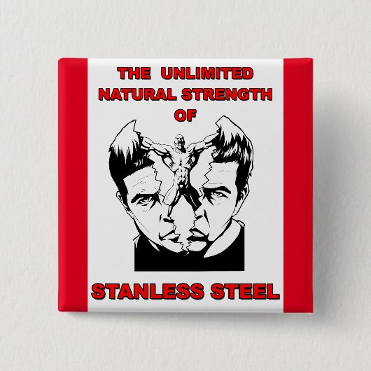 Stanless Stahl Button (Vorderseite)
