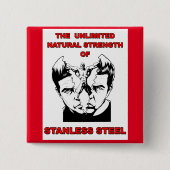 Stanless Stahl Button (Vorderseite)