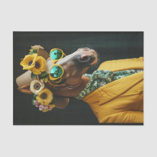 Stanley das Pferd Seidenpapier (Vorderseite)