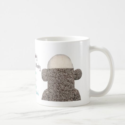 Stanley die Socken-Affe-Tasse Kaffeetasse (Rechts)