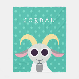 Stanley die Ziege Fleecedecke