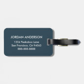 Stanley die Ziege Gepäckanhänger (Rückseite horizontal)