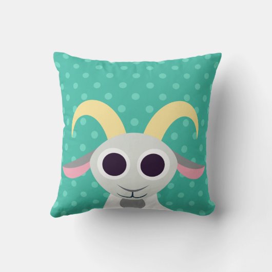 Stanley die Ziege Kissen (Rückseite)