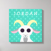 Stanley die Ziege Leinwanddruck (Vorderseite)