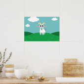 Stanley die Ziege Poster (Küche)