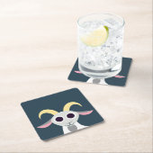 Stanley die Ziege Rechteckiger Pappuntersetzer (Vor Ort)