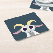 Stanley die Ziege Rechteckiger Pappuntersetzer (angewinkelt)