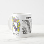 Stanley-Familien-Wappen Tasse (Vorderseite Links)