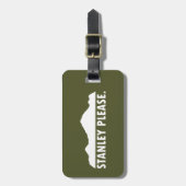 Stanley Idaho Bitte Gepäckanhänger (Vorderseite vertikal)