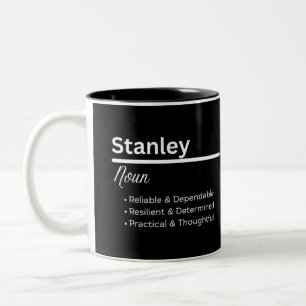 Stanley Jungen Name Definition Personalisierter Be Zweifarbige Tasse