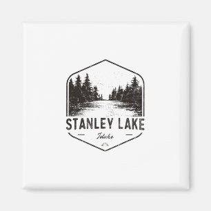 Stanley Lake Idaho Outdoor Vintage 2 Magnet