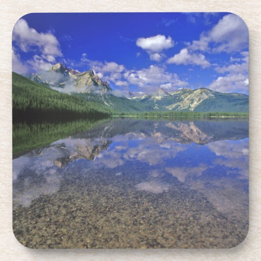 Stanley Lake im Sawzahngebirge von Idaho Getränkeuntersetzer (Vorderseite)