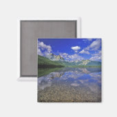 Stanley Lake im Sawzahngebirge von Idaho Magnet (Vorderseite/Rückseite)