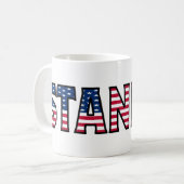 Stanley Name Vorname USA styled Tasse Kaffeetasse (Vorderseite Links)