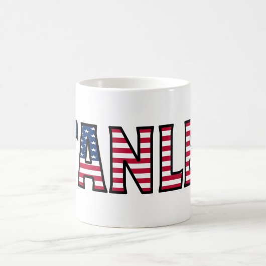 Stanley Name Vorname USA styled Tasse Kaffeetasse (Mittel)