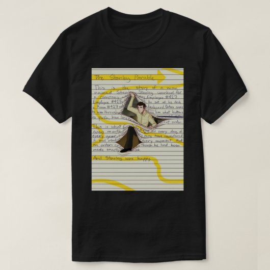 Stanley parable, die Stallparabel, Stallpara T-Shirt (Design vorne)