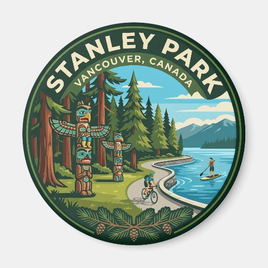 Stanley Park Kanada Magnet (Vorne)
