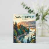 Stanley Park Kanada Postkarte (Stehend Vorderseite)