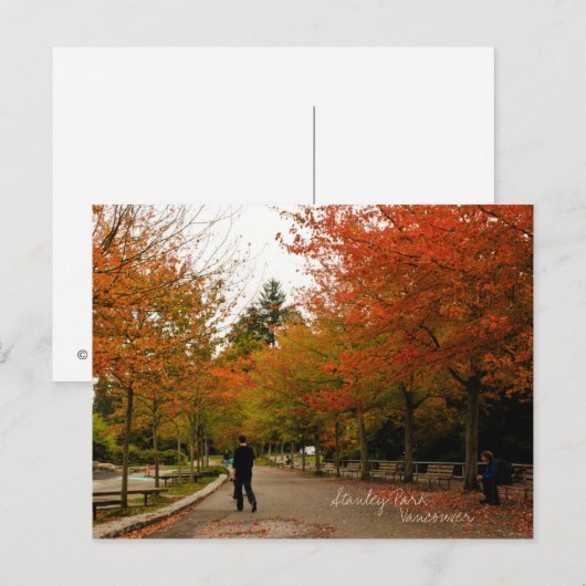 Stanley Park Postkarte (Vorne/Hinten)