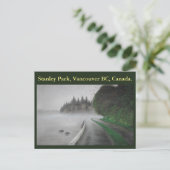 Stanley Park, Vancouver BC. Postkarte (Stehend Vorderseite)
