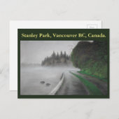 Stanley Park, Vancouver BC. Postkarte (Vorne/Hinten)