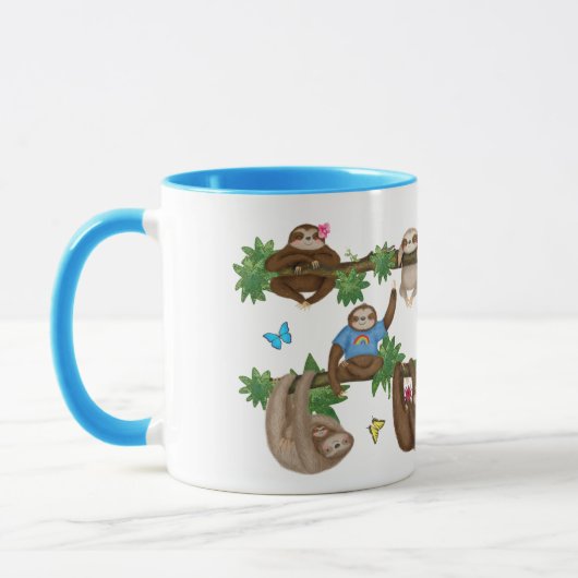 Stanley Sloth Blue personifizierte Mug Tasse (Links)