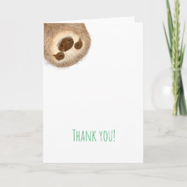 Stanley Sloth Dankeschön-Karte Karte