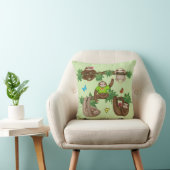 Stanley Sloth & Friends Green Cushion Kissen (Stuhl )