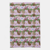 Stanley Sloth & friends lila Teetuch Geschirrtuch (Vertikal)