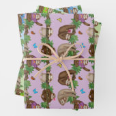 Stanley Sloth & Friends Packpapier Geschenkpapier Set (Beispiel)